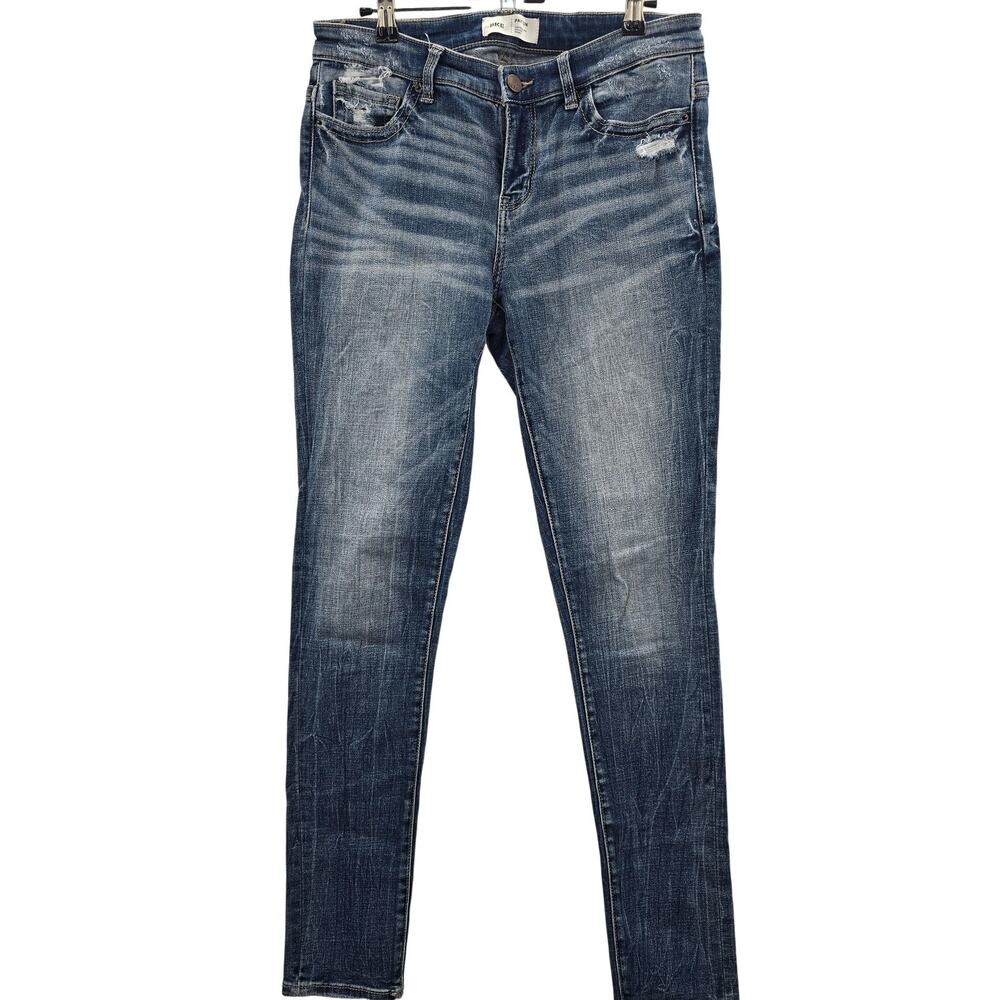 BKE Womens Jeans Blue Size 27 Payton Skinny Stretch Denim Distressed